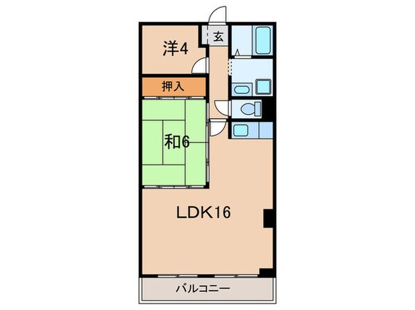 フロ－リッシュ二見の物件間取画像